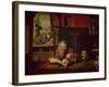 The Meditation of St. Jerome-Quentin Metsys-Framed Giclee Print