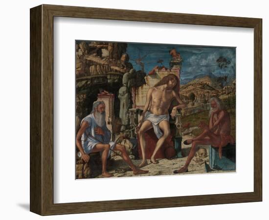 The Meditation on the Passion, c.1490-Vittore Carpaccio-Framed Giclee Print