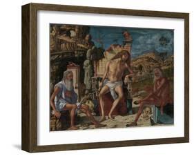 The Meditation on the Passion, c.1490-Vittore Carpaccio-Framed Giclee Print