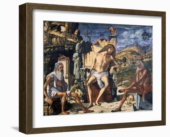 The Meditation on the Passion, C1510-Vittore Carpaccio-Framed Giclee Print