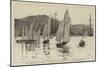 The Mediterranean Fleet at Sigri, the Annual Regatta, Start for the Admiral's Cup-William Lionel Wyllie-Mounted Giclee Print