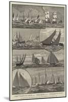 The Mediterranean Fleet Regatta at Palma, Race for the Admiral's Cup-null-Mounted Giclee Print