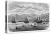 The Mediterranean Harbour and Naval Base of Toulon, Seen from the Sea-null-Stretched Canvas