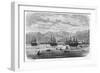 The Mediterranean Harbour and Naval Base of Toulon, Seen from the Sea-null-Framed Art Print