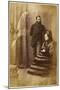 The Medium Stainton Moses, with Mrs Speer and an Unidentified Spirit Figure-null-Mounted Photographic Print
