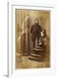 The Medium Stainton Moses, with Mrs Speer and an Unidentified Spirit Figure-null-Framed Photographic Print