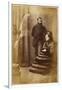 The Medium Stainton Moses, with Mrs Speer and an Unidentified Spirit Figure-null-Framed Photographic Print