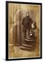 The Medium Stainton Moses, with Mrs Speer and an Unidentified Spirit Figure-null-Framed Photographic Print