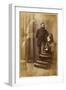 The Medium Stainton Moses, with Mrs Speer and an Unidentified Spirit Figure-null-Framed Photographic Print