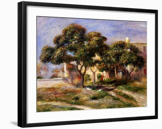 The Medlar Trees-Pierre-Auguste Renoir-Framed Giclee Print