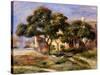 The Medlar Trees-Pierre-Auguste Renoir-Stretched Canvas