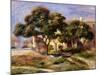 The Medlar Trees-Pierre-Auguste Renoir-Mounted Giclee Print