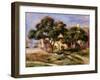 The Medlar Trees-Pierre-Auguste Renoir-Framed Giclee Print