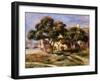 The Medlar Trees-Pierre-Auguste Renoir-Framed Giclee Print