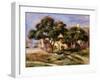 The Medlar Trees-Pierre-Auguste Renoir-Framed Giclee Print