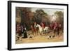 The Meet at the Manor House, 1908-Heywood Hardy-Framed Giclee Print