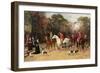 The Meet at the Manor House, 1908-Heywood Hardy-Framed Giclee Print