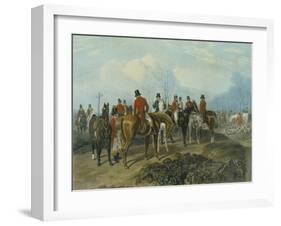 The Meet, Engraved by Huffman and Mackrill-John Frederick Herring I-Framed Giclee Print