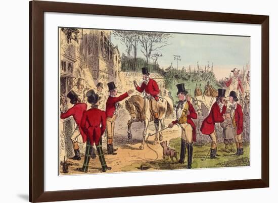 The Meet (John Leech)-John Leech-Framed Premium Giclee Print