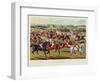 The Meet', Plate I from 'Fox Hunting', 1838 (Hand-Coloured Aquatint)-Charles Hunt-Framed Giclee Print