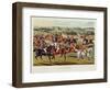 The Meet', Plate I from 'Fox Hunting', 1838 (Hand-Coloured Aquatint)-Charles Hunt-Framed Premium Giclee Print