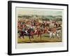 The Meet', Plate I from 'Fox Hunting', 1838 (Hand-Coloured Aquatint)-Charles Hunt-Framed Giclee Print