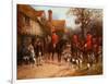 The Meet, Ye Olde Wayside Inn-Heywood Hardy-Framed Giclee Print