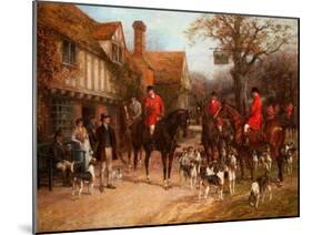 The Meet, Ye Olde Wayside Inn-Heywood Hardy-Mounted Giclee Print