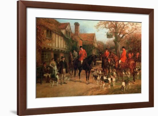 The Meet-Heywood Hardy-Framed Art Print