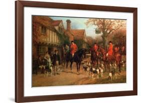 The Meet-Heywood Hardy-Framed Art Print