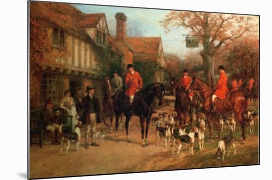 The Meet-Heywood Hardy-Mounted Art Print