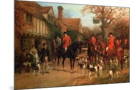 The Meet-Heywood Hardy-Mounted Art Print