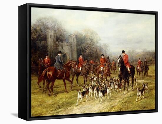 The Meet-Heywood Hardy-Framed Stretched Canvas