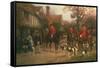 The Meet-Heywood Hardy-Framed Stretched Canvas