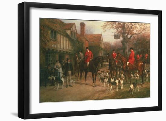 The Meet-Heywood Hardy-Framed Art Print