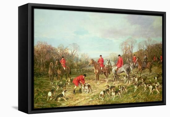 The Meet-Heywood Hardy-Framed Stretched Canvas