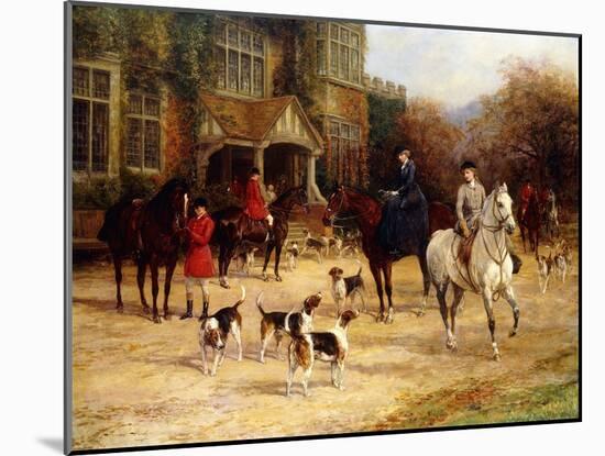 The Meet-Heywood Hardy-Mounted Giclee Print