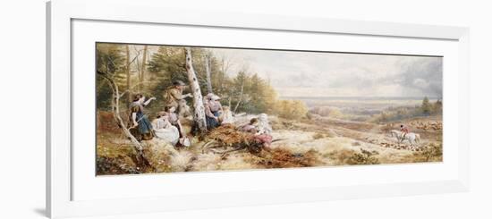 The Meet-Myles Birket Foster-Framed Giclee Print