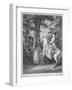 The Meeting at the Bois De Boulogne, Engraved by Heinrich Guttenberg-Jean Michel Moreau The Younger-Framed Giclee Print