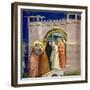 The Meeting at the Golden Gate, circa 1305 Gate in Jerusalem, circa 1305-Giotto di Bondone-Framed Giclee Print