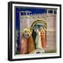 The Meeting at the Golden Gate, circa 1305 Gate in Jerusalem, circa 1305-Giotto di Bondone-Framed Giclee Print