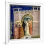 The Meeting at the Golden Gate, circa 1305 Gate in Jerusalem, circa 1305-Giotto di Bondone-Framed Giclee Print