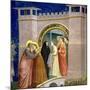 The Meeting at the Golden Gate, circa 1305 Gate in Jerusalem, circa 1305-Giotto di Bondone-Mounted Giclee Print