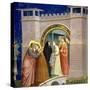 The Meeting at the Golden Gate, circa 1305 Gate in Jerusalem, circa 1305-Giotto di Bondone-Stretched Canvas
