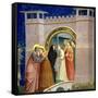 The Meeting at the Golden Gate, circa 1305 Gate in Jerusalem, circa 1305-Giotto di Bondone-Framed Stretched Canvas