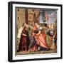 The Meeting at the Golden Gate with Saints, 1515-Vittore Carpaccio-Framed Giclee Print