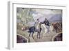 The Meeting Between Giuseppe Garibaldi and King Vittorio Emanuele II on the 26th of October 1860-Pietro Aldi-Framed Giclee Print