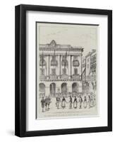 The Meeting Between the Queens of England and Spain at San Sebastian-null-Framed Premium Giclee Print