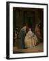 The Meeting, c.1746-Pietro Longhi-Framed Giclee Print