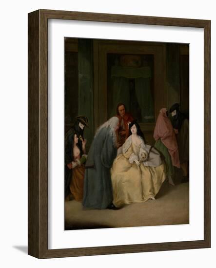The Meeting, c.1746-Pietro Longhi-Framed Giclee Print